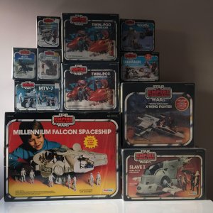 A small selection of my favourite The Empire Strikes Back Near Mint Unused Vehicles