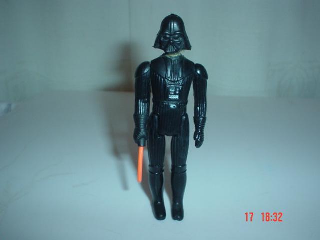 Darth Vader built in orange lightsabre. head glued on. 1977 .jpg