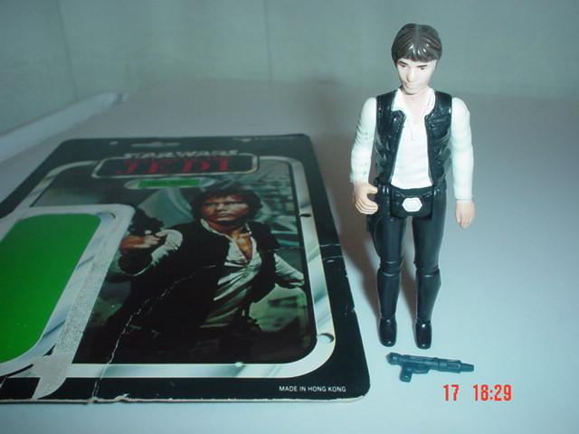 Han Solo 1977 HK. + backing card + gun..jpg