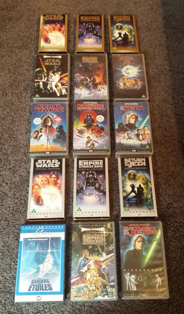 Star Wars VHS Collection Star Wars Forum
