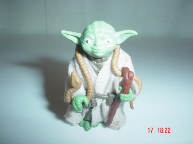Yoda the Jedi Master 1980 HK. + walking stick, plastic snake.jpg