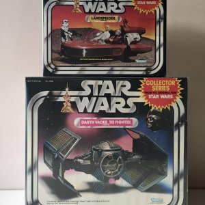 My Mint In Sealed Box “Collector Series” Darth Vaders Tie Fighter and Landspeeder.