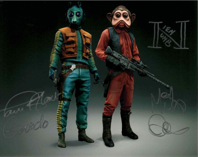 Paul Blake Greedo Mick Quinn Nien Nunb 8x10 2.jpg